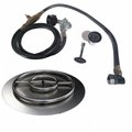 Tretco 22 in. Stainless Steel Pan-Ring Kit, Liquid Propane FPK-OBRSS-BK1-24-LP